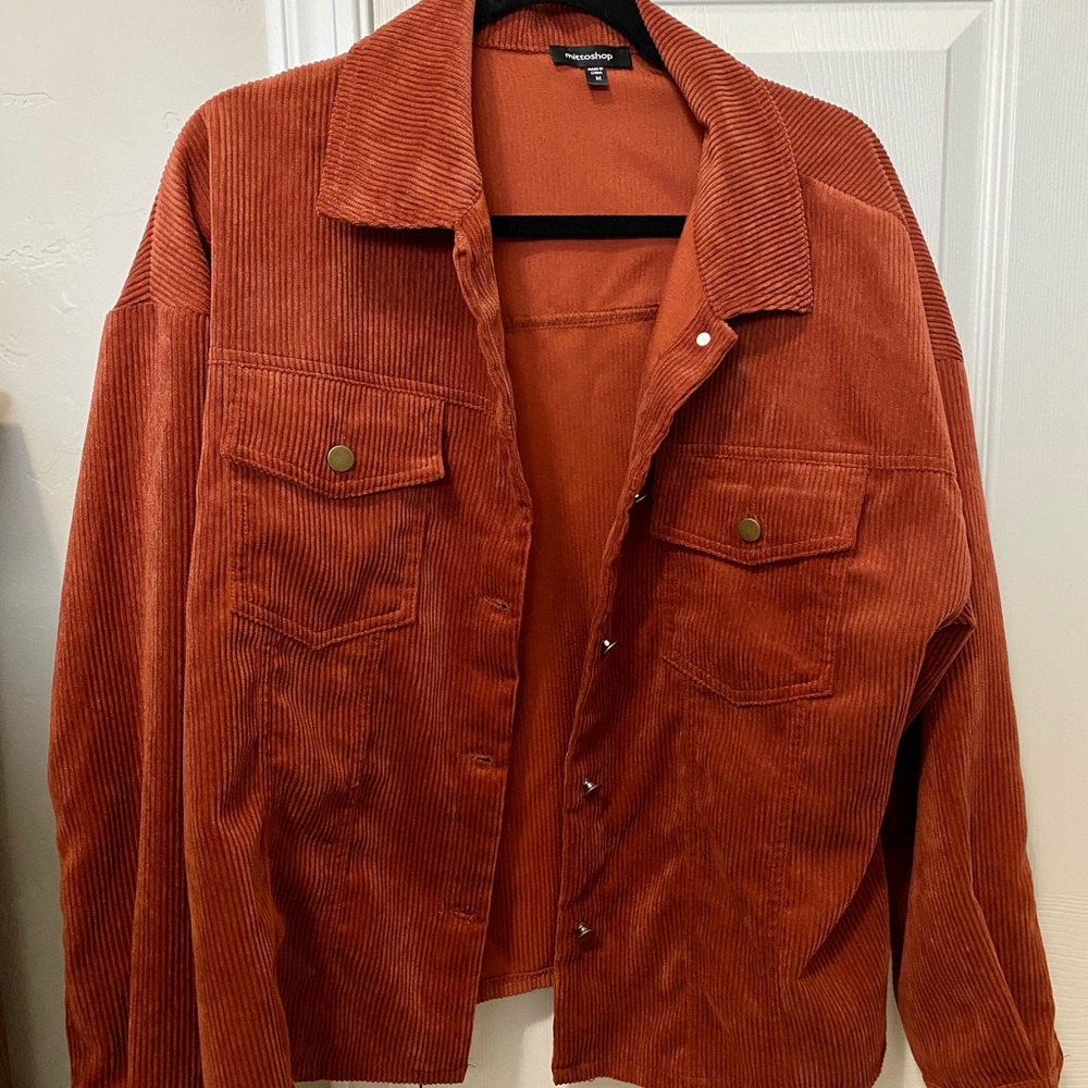 -SOLD- Rusty Colored Corduroy Jacket
